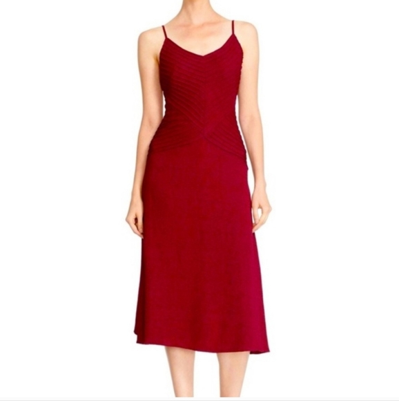 Tracy Reese Size 10 Burgundy Dress - Picture 16 of 16